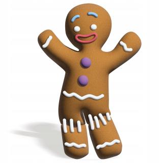 Vianočná figúrka - Dekorácia na sušienky Gingerbread Man 140 cm